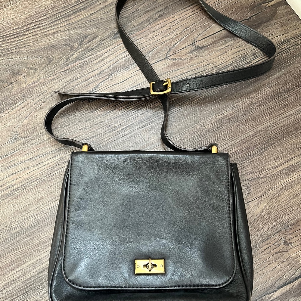 Fossil Leather Crossbody Bag